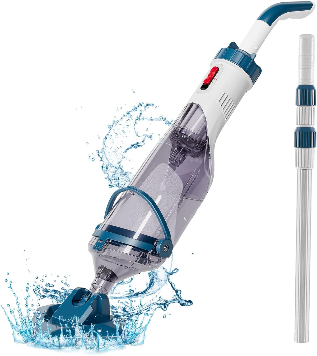 Aspirador, 222 cm, 4200 L, inalámbrico, azul, Enhulk