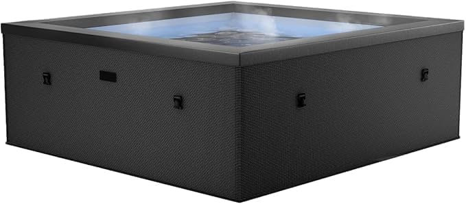 Spa hinchable SP-CLS6-CB, Ø180 × 70 cm, negro, N NETSPA