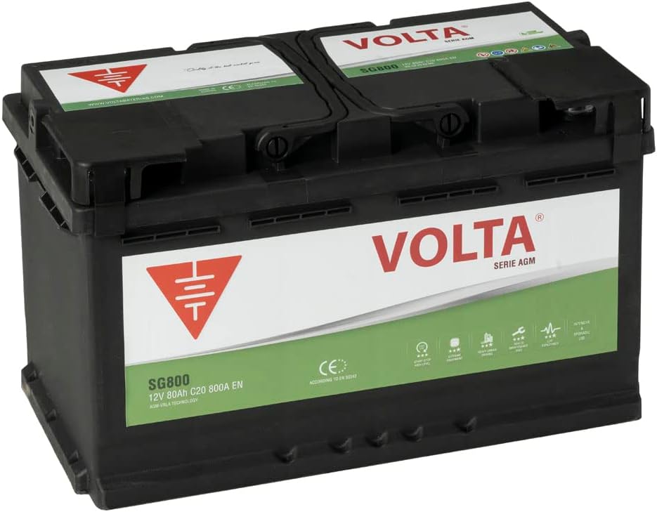 Placa de inducción 80Ah, 190 mm, Volta baterías