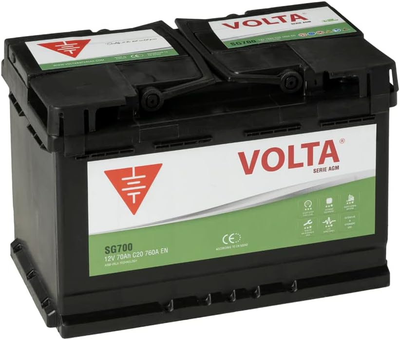 Placa de inducción 70Ah, 190 mm, Volta baterías