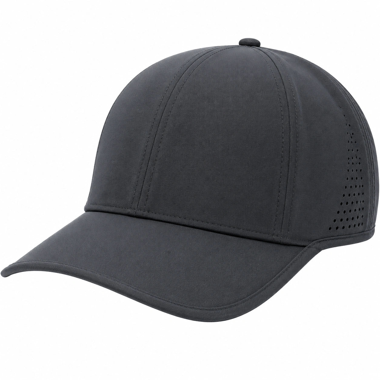 Gorra de Béisbol Ajustable Transpirable Gris Oscuro
