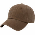 Gorra de béisbol unisex ajustable marrón