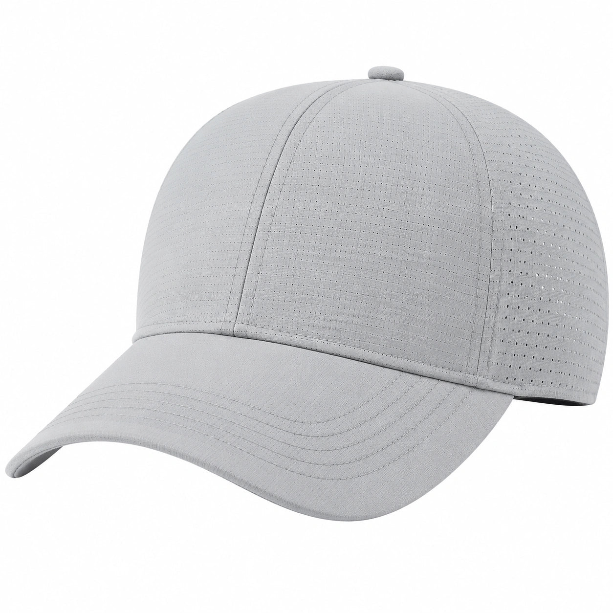 Gorra Deportiva Gris Transpirable con Ajuste Personalizado