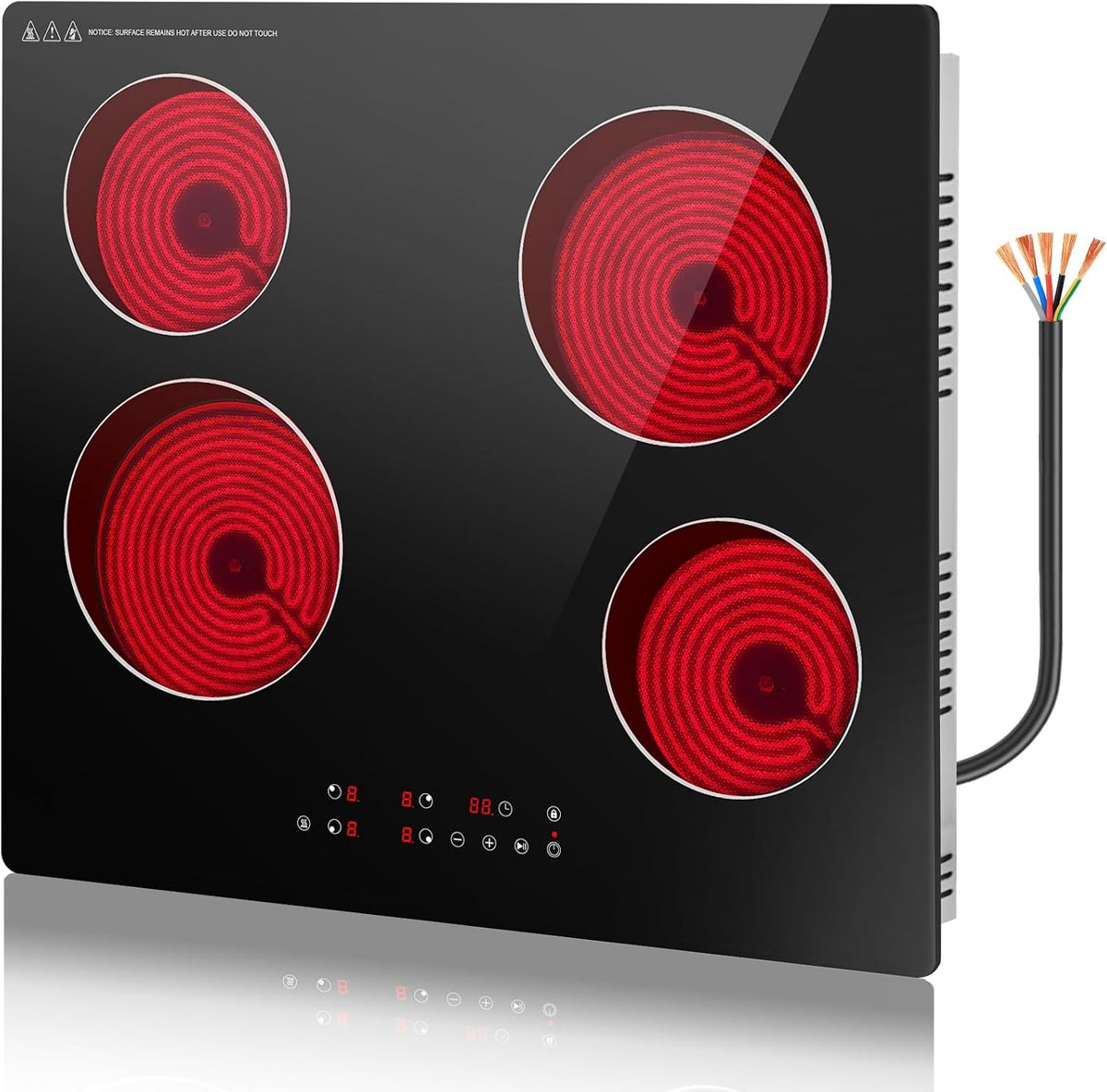 Placa de inducción, 60 cm, 6000 W, GRACEALL