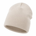 Gorro de Punto Beige Unisex para Invierno