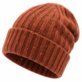 Gorro de Punto Acanalado Marrón para Adultos