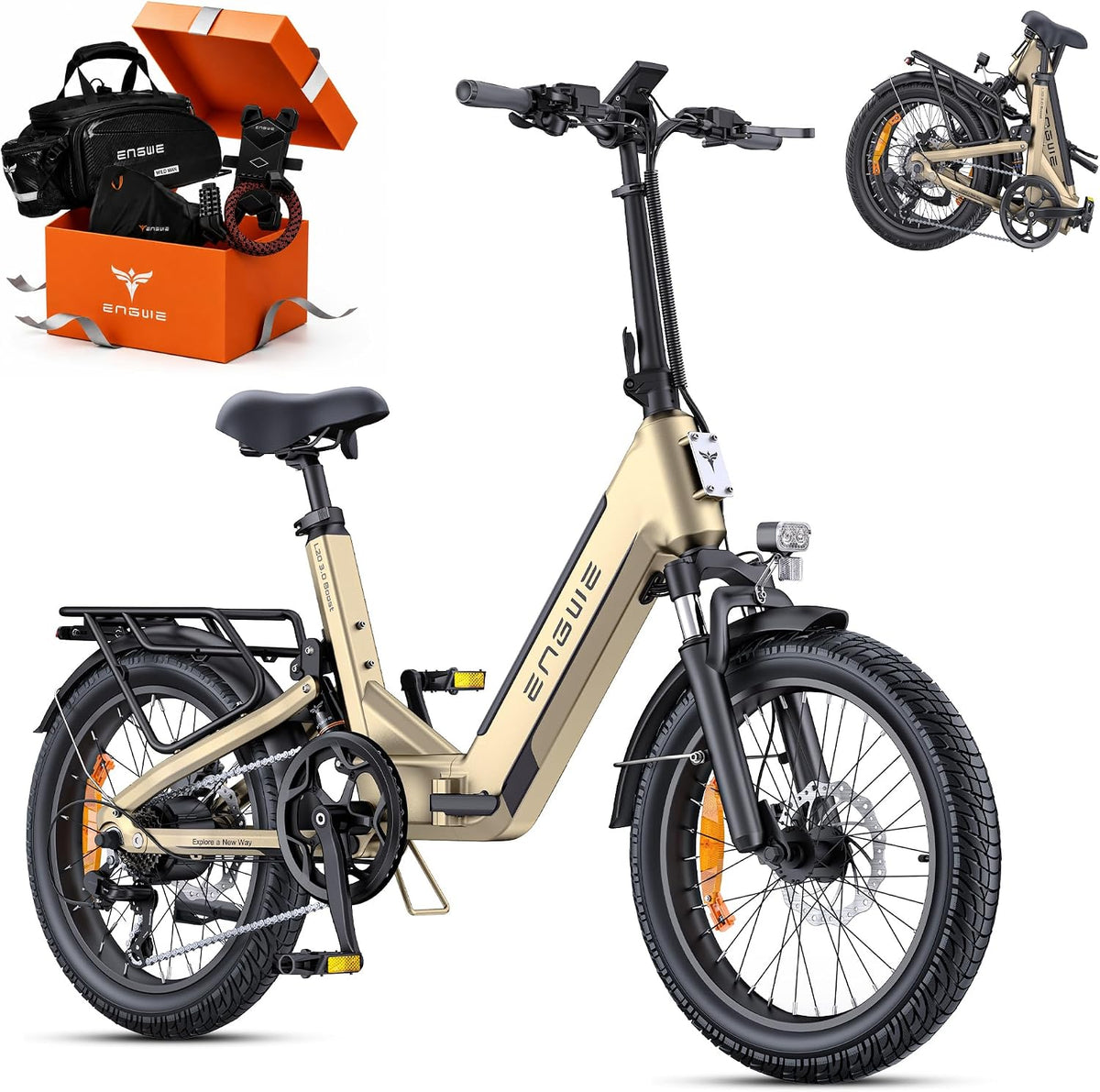Fat bikes eléctricas 13.5Ah, 48 V, inalámbrico, ENGWE