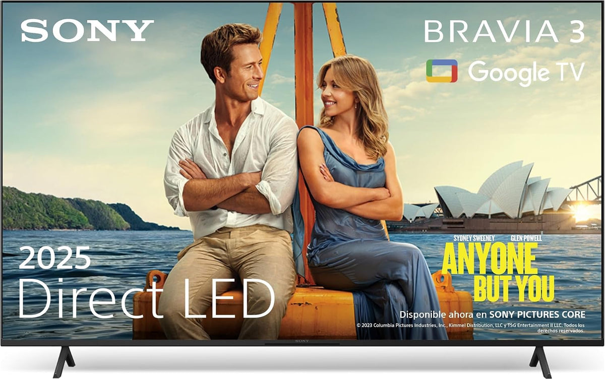 Sony K85S32BP Smart TV, 85 pouces, con iluminación LED, control inteligente