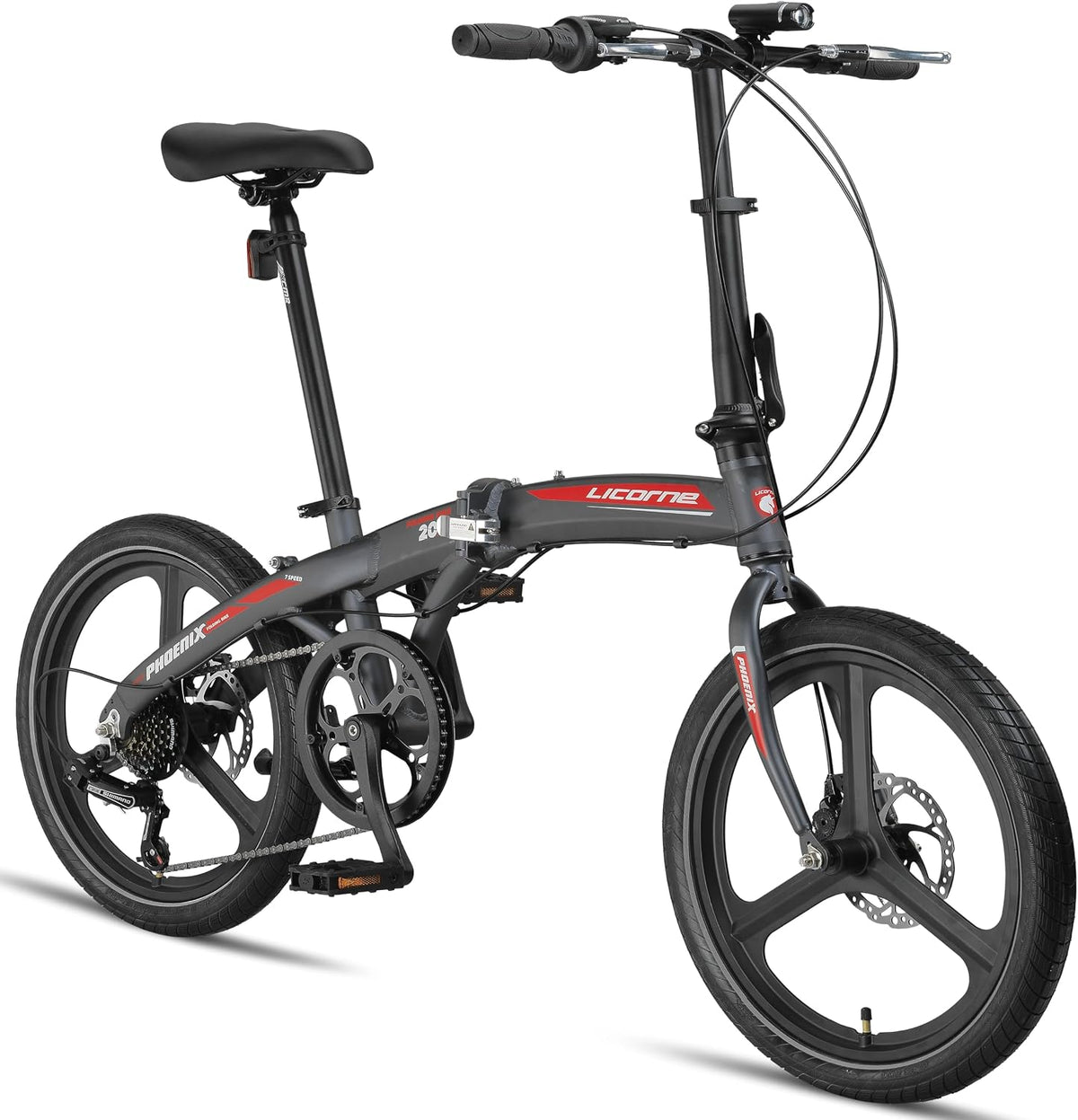Plegables, aluminio, Licorne Bike