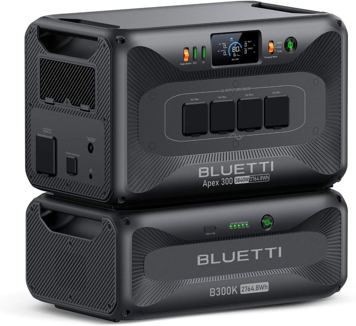 Generador eléctrico B300K, 5529,6 Wh, inalámbrico, BLUETTI