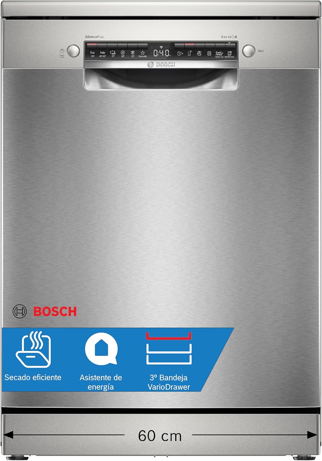 Bosch SMS4EMI06E lavavajillas, acero