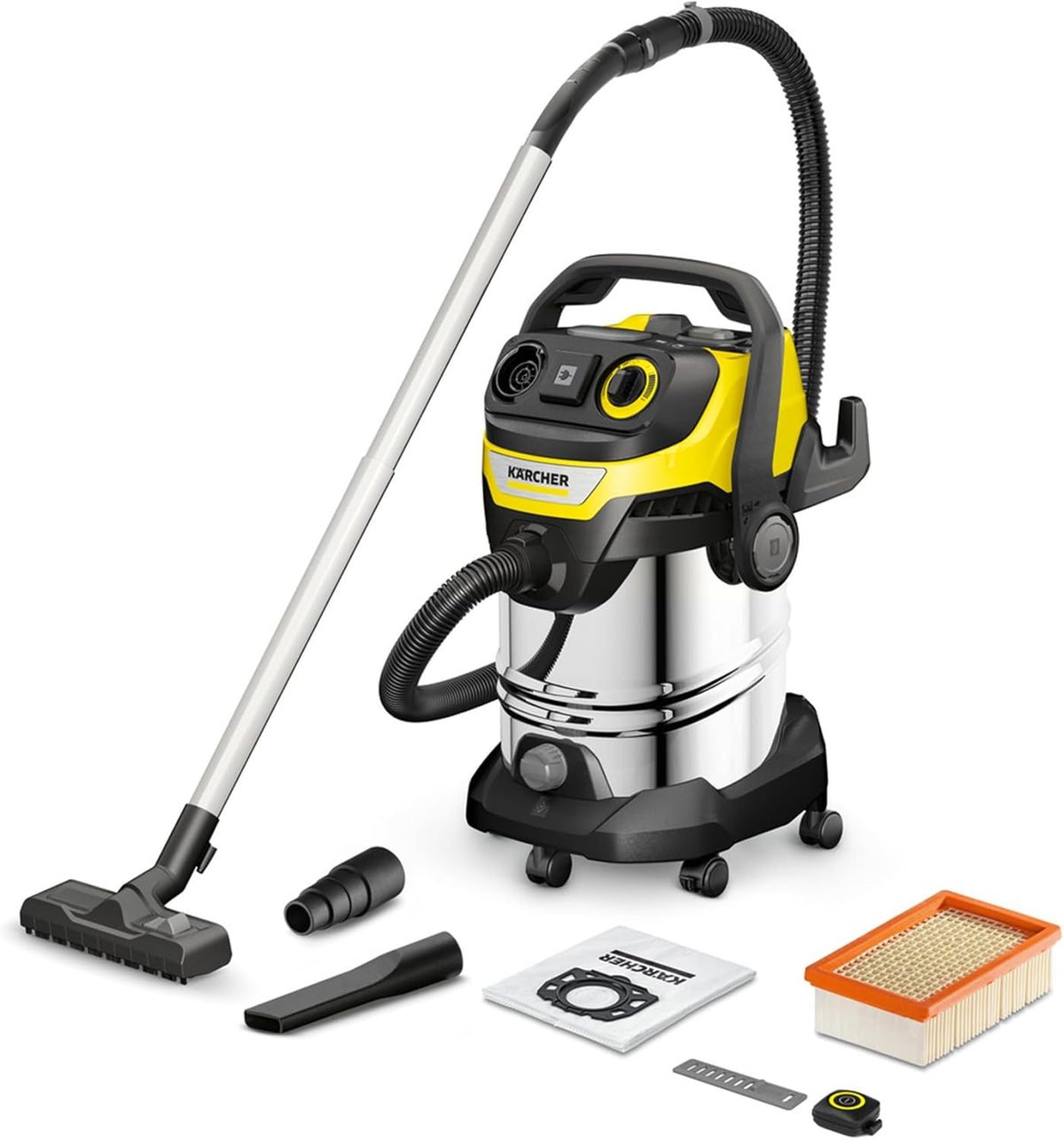 KÄRCHER 30/6/35/T aspirador, 1400 W, 30 L, con mando a distancia