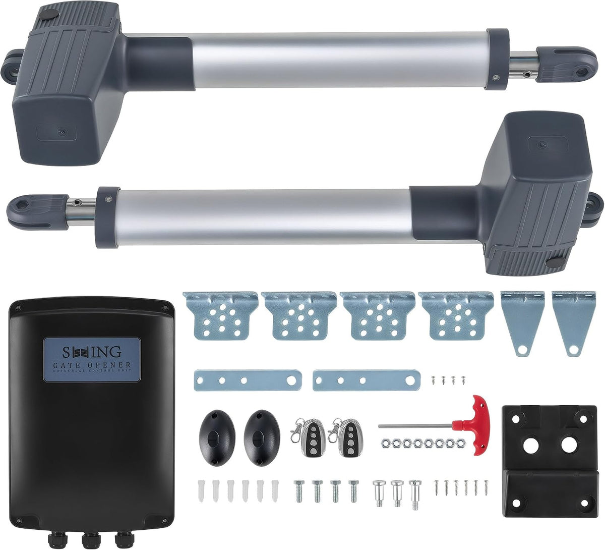 Ferretería para puertas de garaje, 80 W, 300 kg, para el jardín, CO-Z