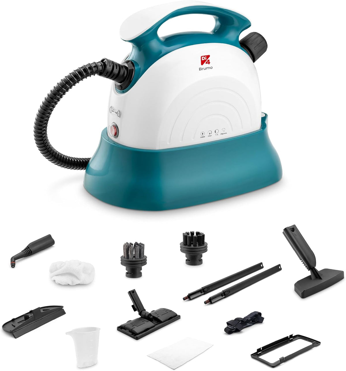 Limpiadoras de vapor, 1500 W, 1,1 L, Di4