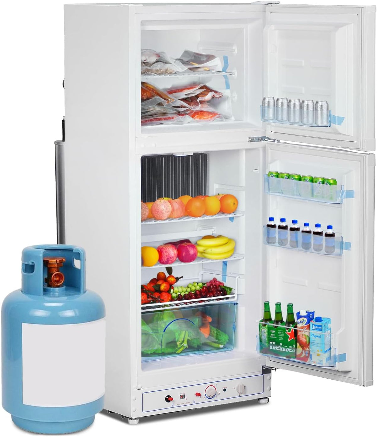 Congelador, 175 L, 240 V, blanco, SMETA
