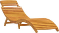 VidaXL tumbona, 55 × 184 × 64 cm, 3 unidades, madera, marrón