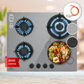 Klarstein placa de inducción, 8000 W, acero inoxidable, para la cocina