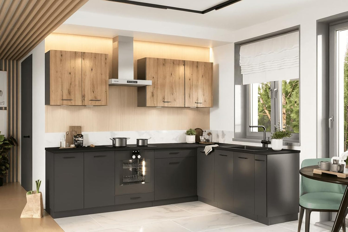 Horno ref-41c, madera, gris, para la cocina