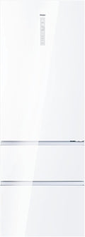Haier HTW7720DNGW frigorífico combi, 70 cm, 483 L, No Frost, con iluminación LED, con WiFi, con cajones, blanco