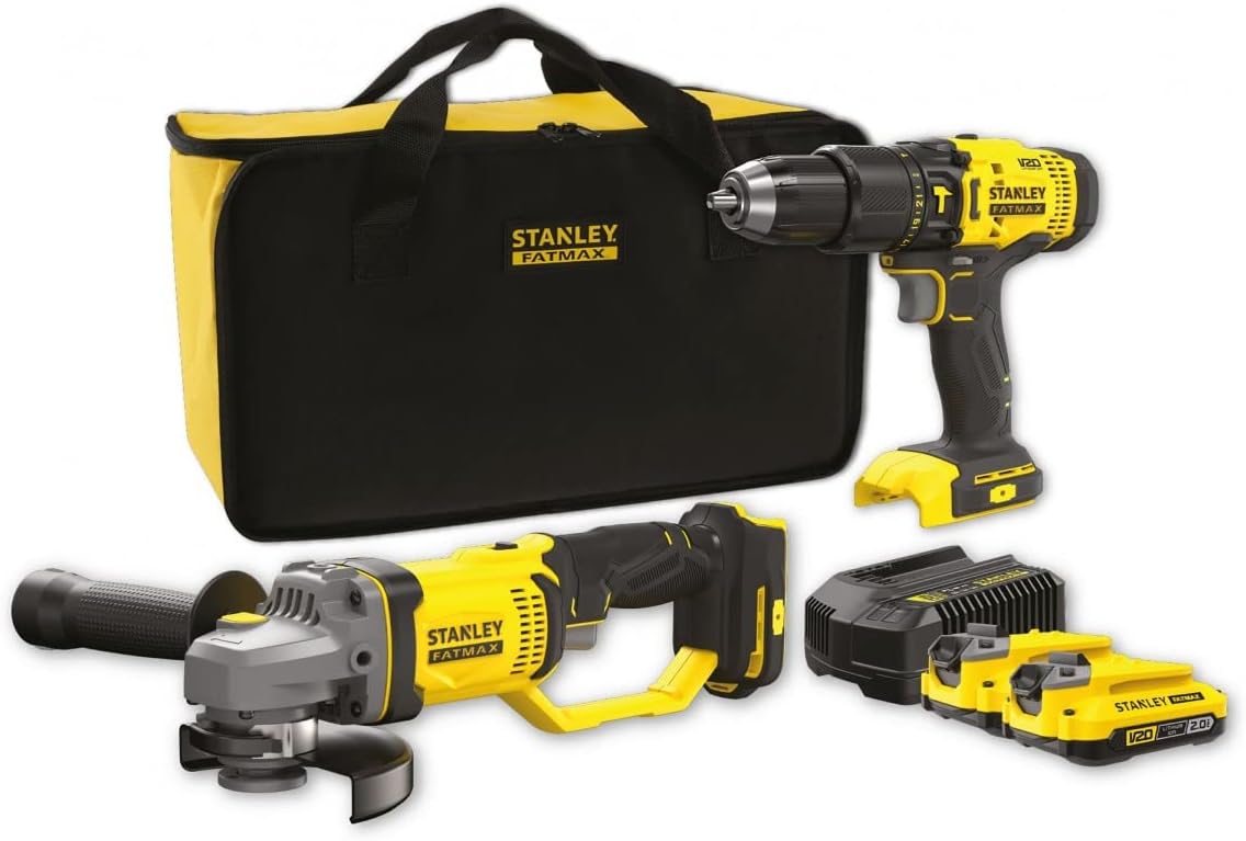Taladro SFMCK471D2S-QW, 125 mm, inalámbrico, STANLEY