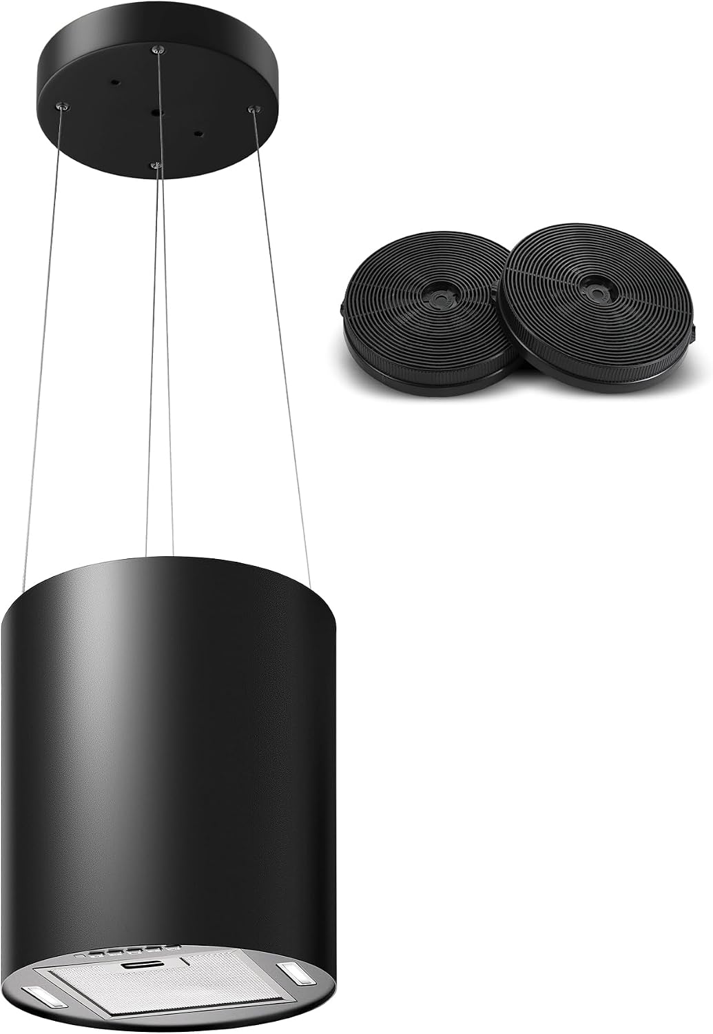 Campana extractora, 35 cm, 700 m³/h, negro, SNDOAS