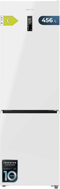 Cecotec frigorífico combi, 201 cm, 456 L, No Frost, vidrio