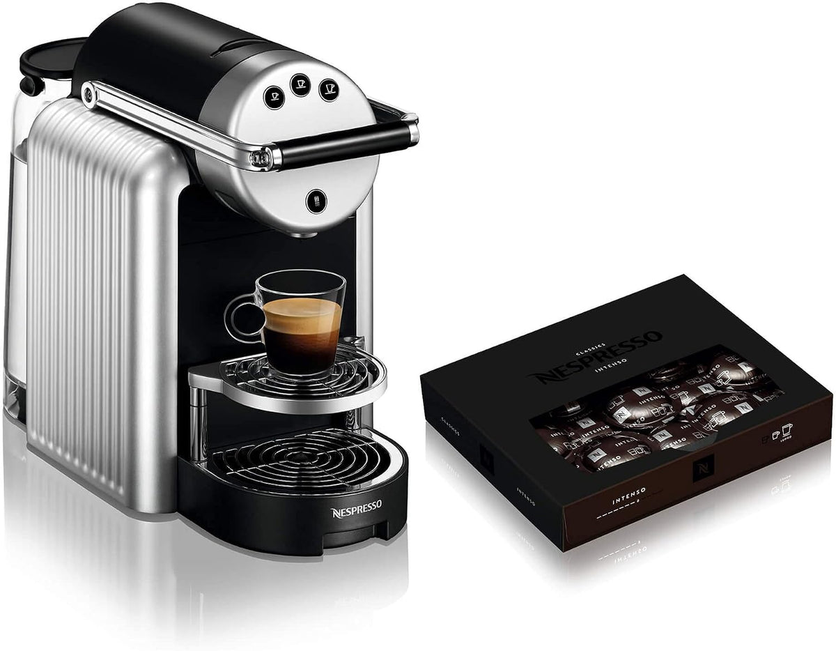 Cafetera automática, plata, para la oficina, Nespresso