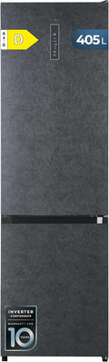 Cecotec frigorífico combi, 200 cm, 405 L, No Frost, metal