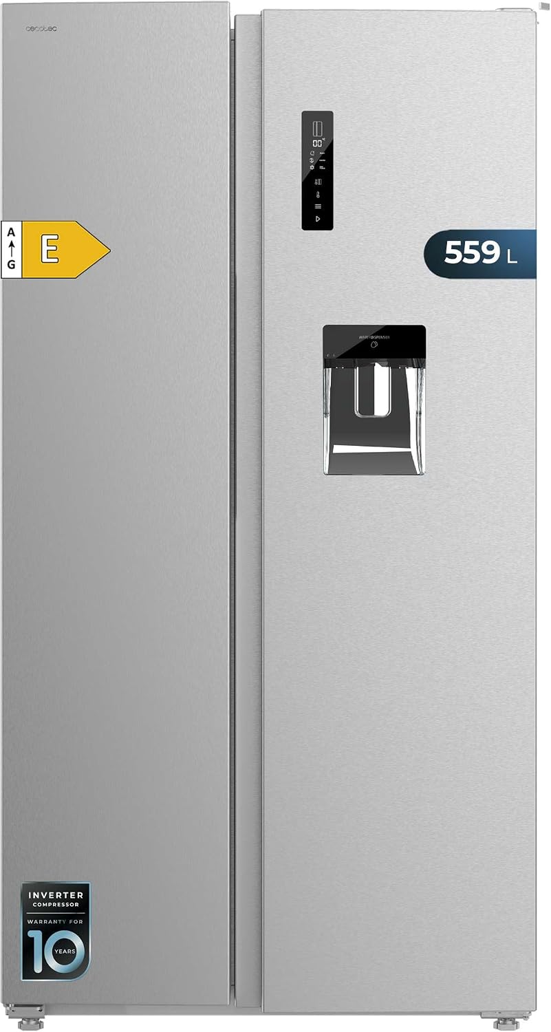 Cecotec SBS 559 frigorífico, 177 cm X 90 cm, 559 L, No Frost