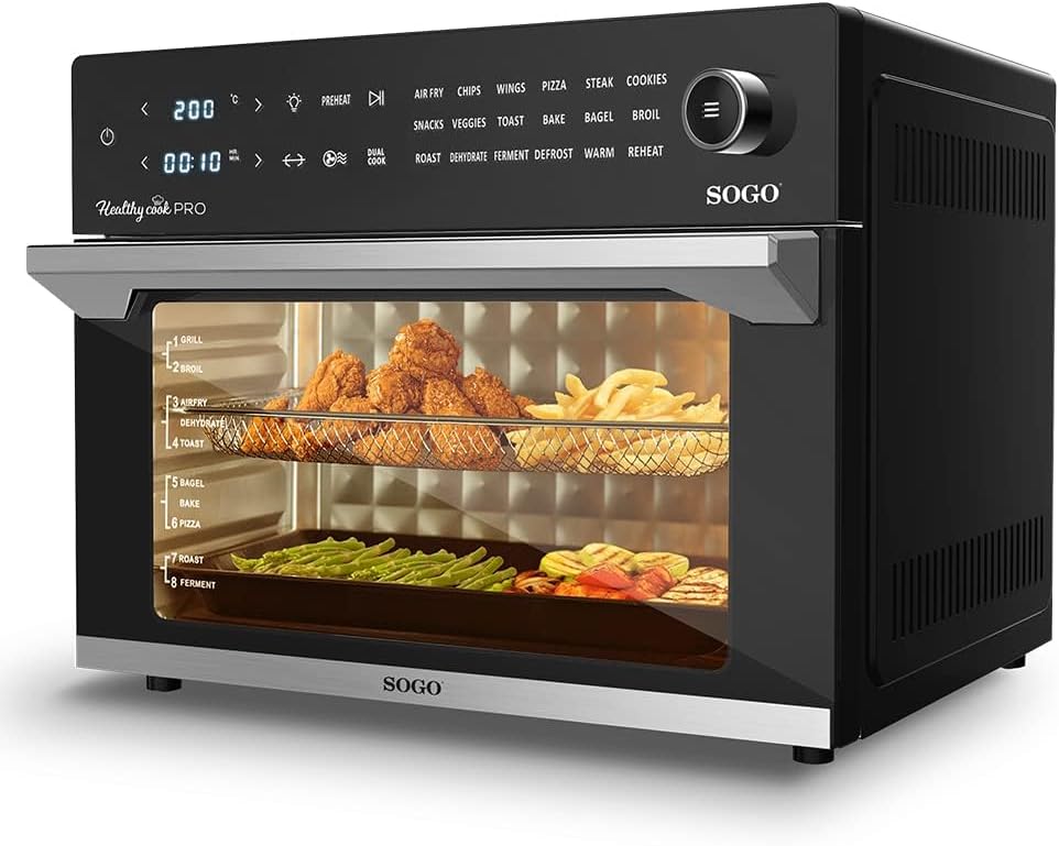 Freidora de aire 30o-230o, 30 L, SOGO