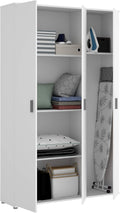 Armario, 116 × 190 × 35 cm, blanco, DEKIT GRUPO RIMOBEL