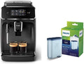 PHILIPS EP2220/10 cafetera automática, 6 × 9,5 × 14,5 cm, acero inoxidable, negro