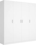 Armario, 215 × 200 × 52 cm, blanco, DEKIT GRUPO RIMOBEL