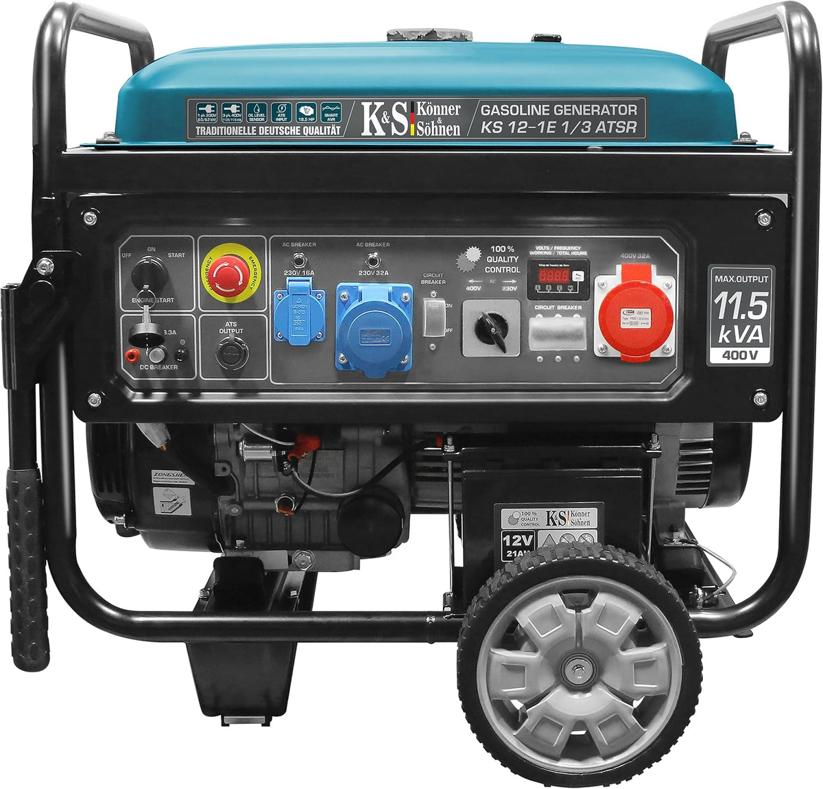 Generador eléctrico KS 12-1E, 8200 W, K&S Könner&Söhnen