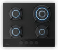Klarstein placa de inducción, 60 cm, 8000 W, vidrio, negro, para la cocina