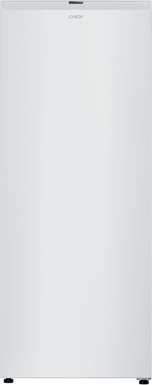 Candy CNUQ2L513EW congelador vertical, 55 cm, 169 L, 38 dB, con iluminación LED, regulable, con cajones, blanco