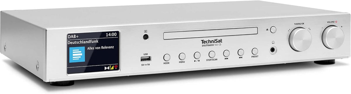 Radios de internet, 43,5 cm, plata, TechniSat