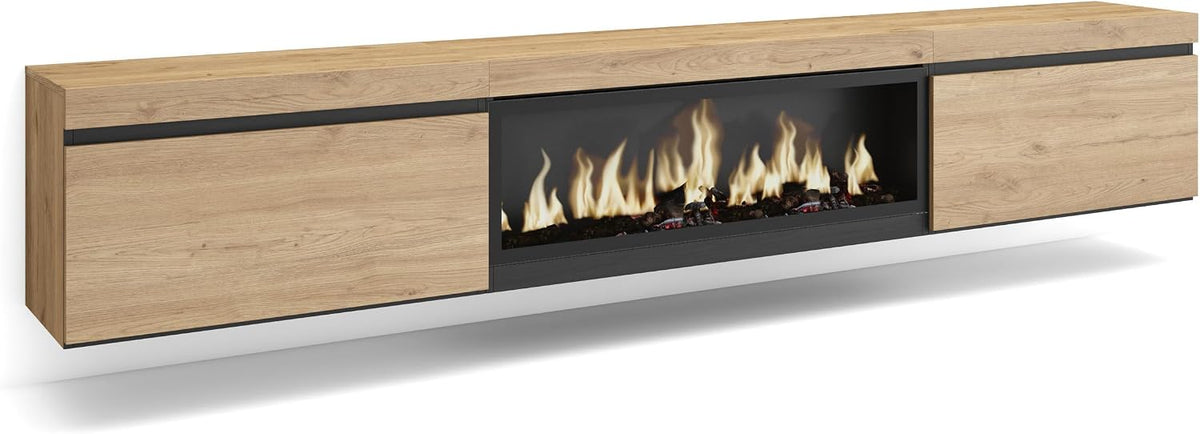 Chimeneas eléctricas, 107 cm, Skraut Home