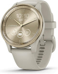 Smartwatch, 40 mm, control inteligente, acero inoxidable, beige, Amazon Renewed