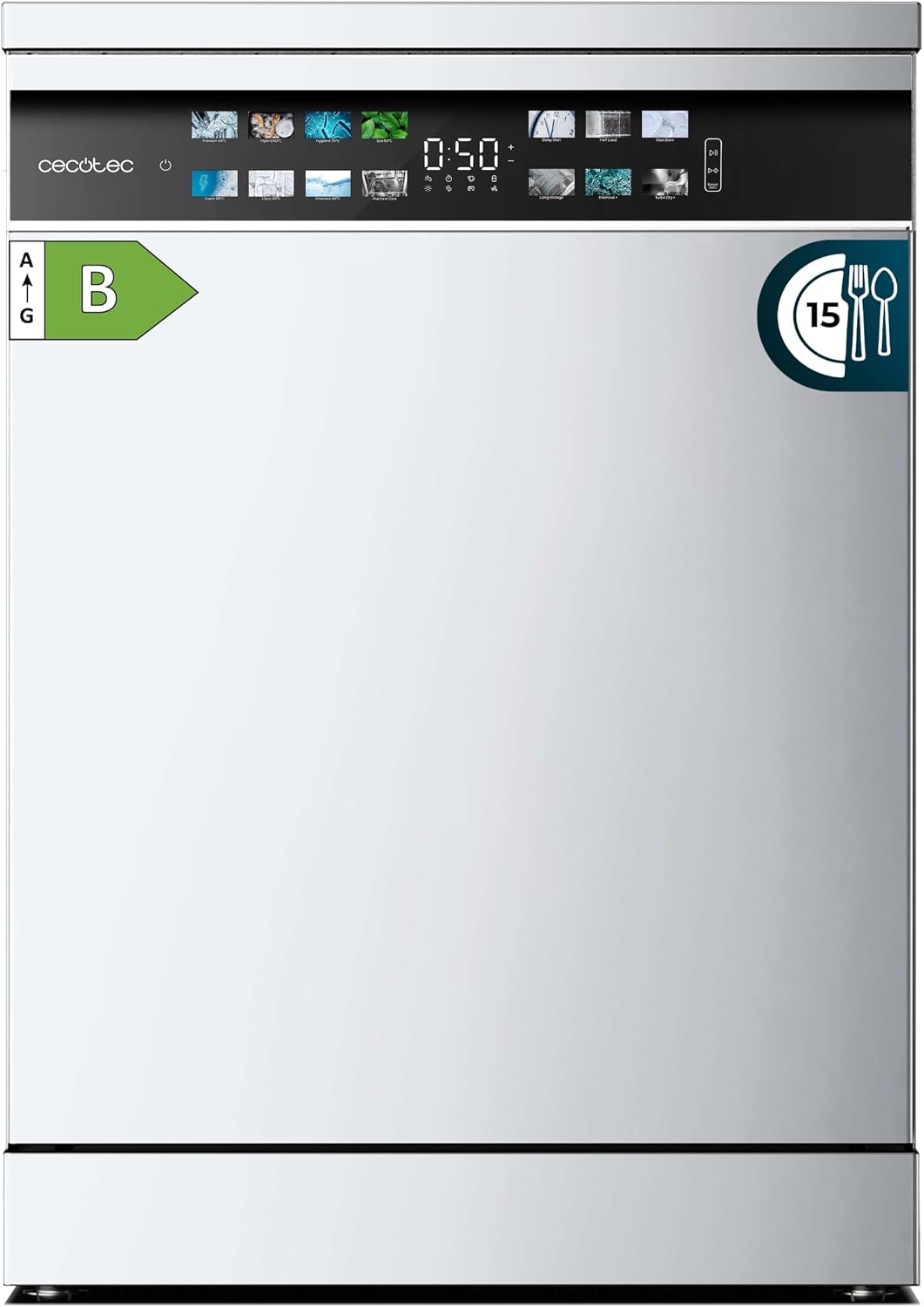 Cecotec lavavajillas, 60 cm, blanco