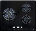 Placa de inducción CCI 6021, 59 cm, vidrio, negro, Cata