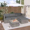 Conjunto de jardín, vidrio, para el jardín, para la terraza, Merax