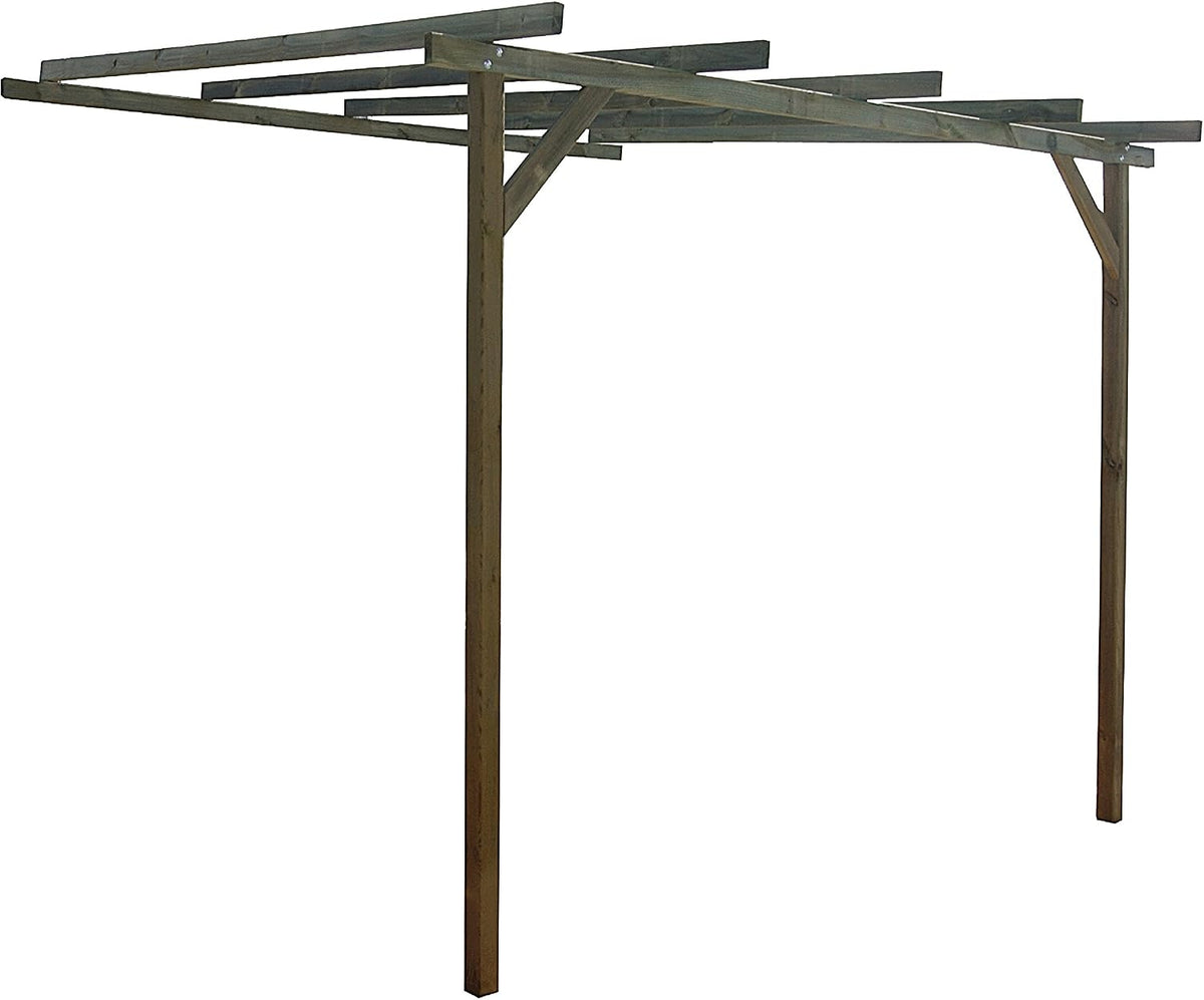 Pérgola, 270 cm, madera, AD servicios