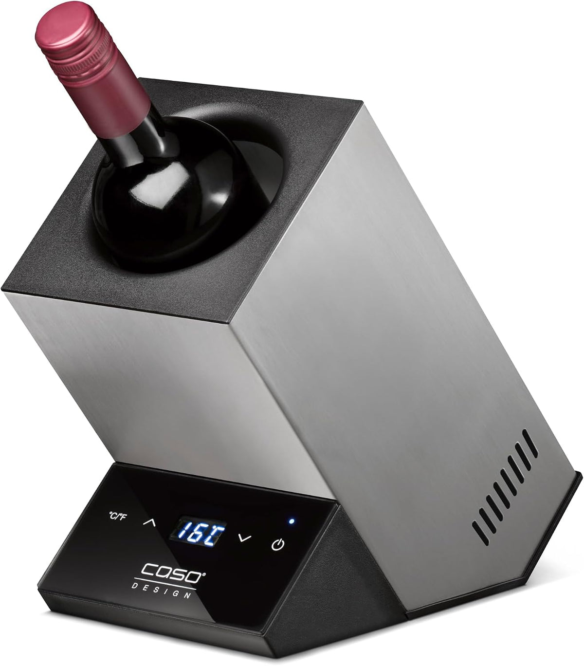 Enfriadores de botellas, 295 cm, 18 °C, acero inoxidable, Caso