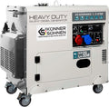 Generador eléctrico KS 9200HDES-1/3, 6400 W, K&S Könner&Söhnen