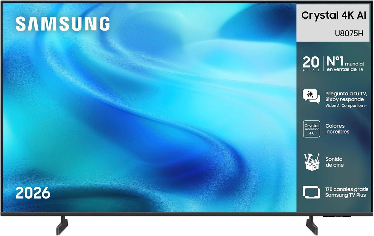 Samsung U8075H Smart TV, 50 pouces, control inteligente
