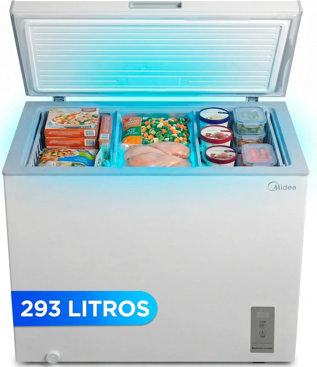 Congelador horizontal, 293 L, Midea