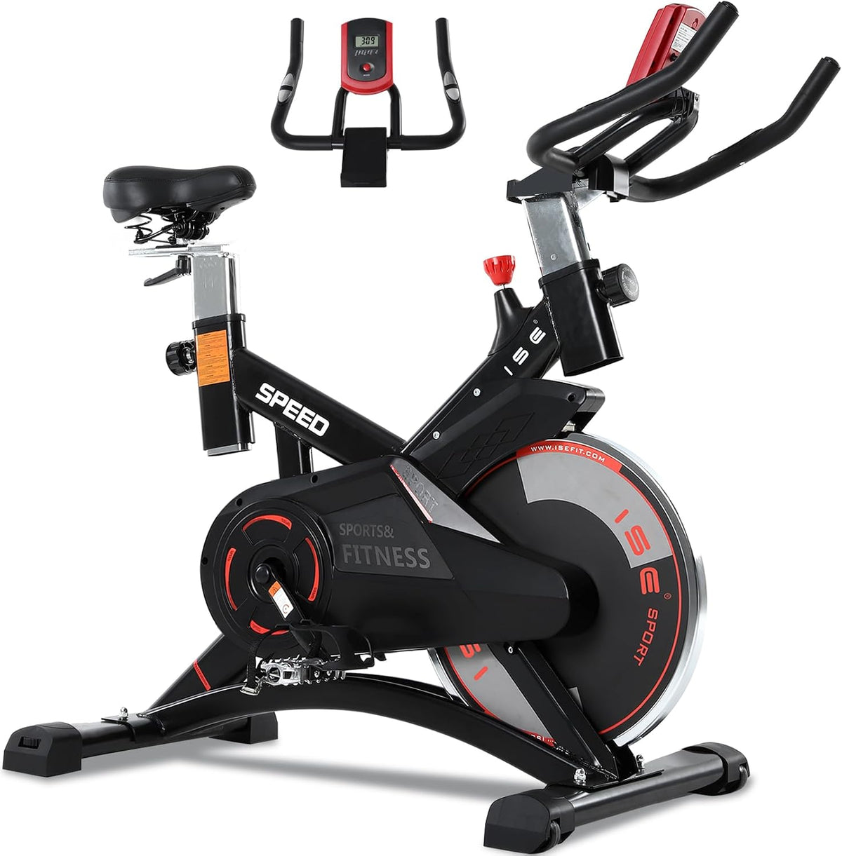 Bicicletas estáticas y de spinning x.120 kg, regulable, ISE