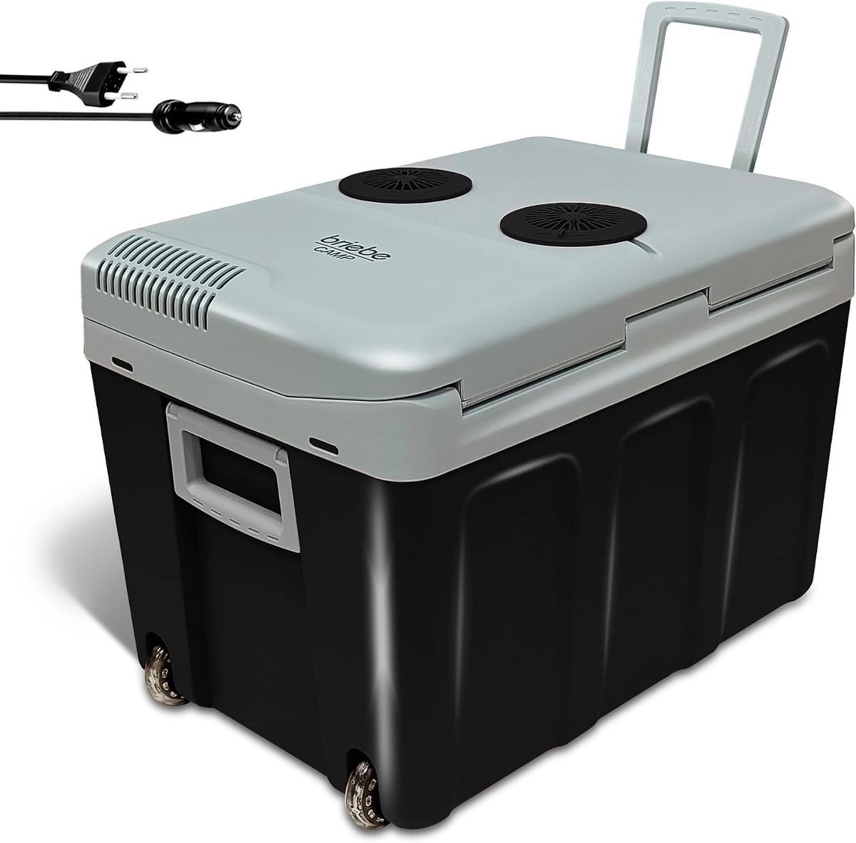 Nevera portátil, 30 mm, 12 V, 220 V, 40 L, briebe