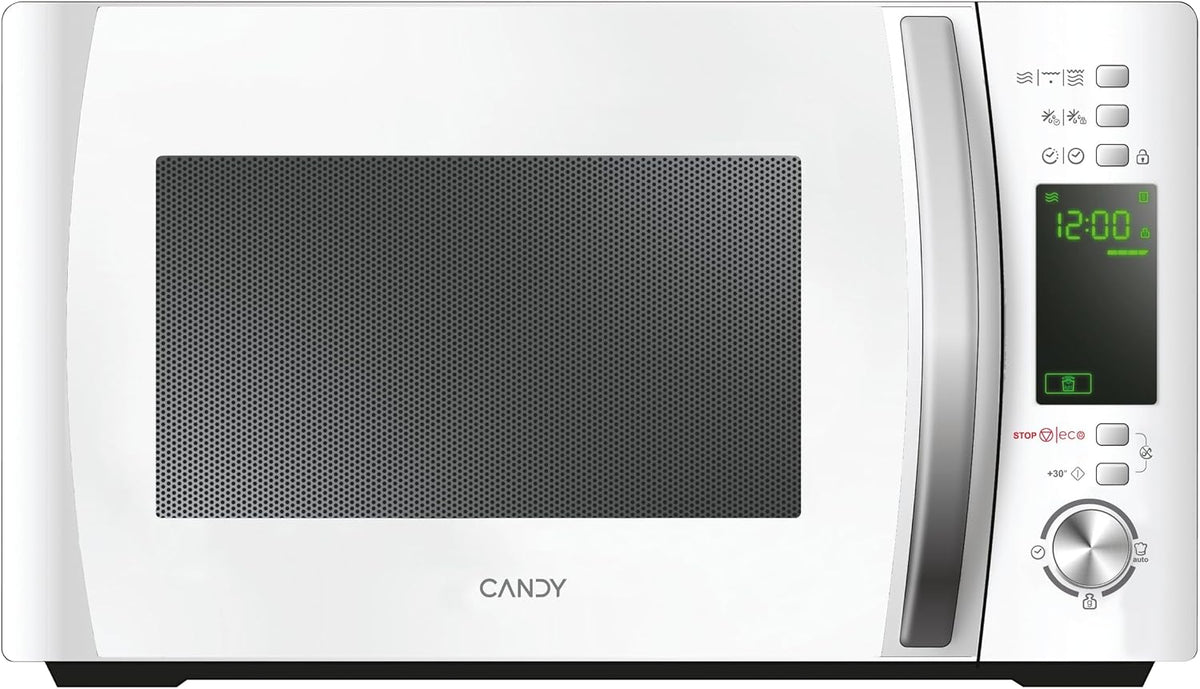 Candy CMXG20DW microondas con grill, 25,5 cm, 20 L, 700 W, blanco